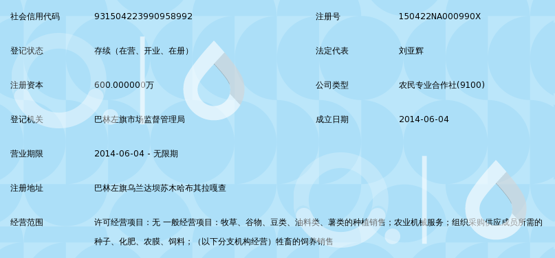 巴林左旗云超种养殖专业合作社